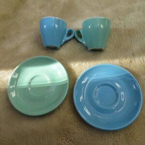 Cappuccino Glasses and Plates